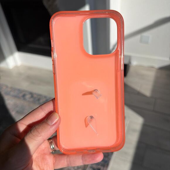 Loopy Apple iPhone 14 Pro Max Case - Beach Seashell Coral - Picture 3 of 4